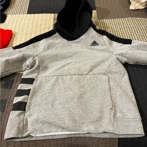 Adidas Kids Gray and Black Sweatshirt